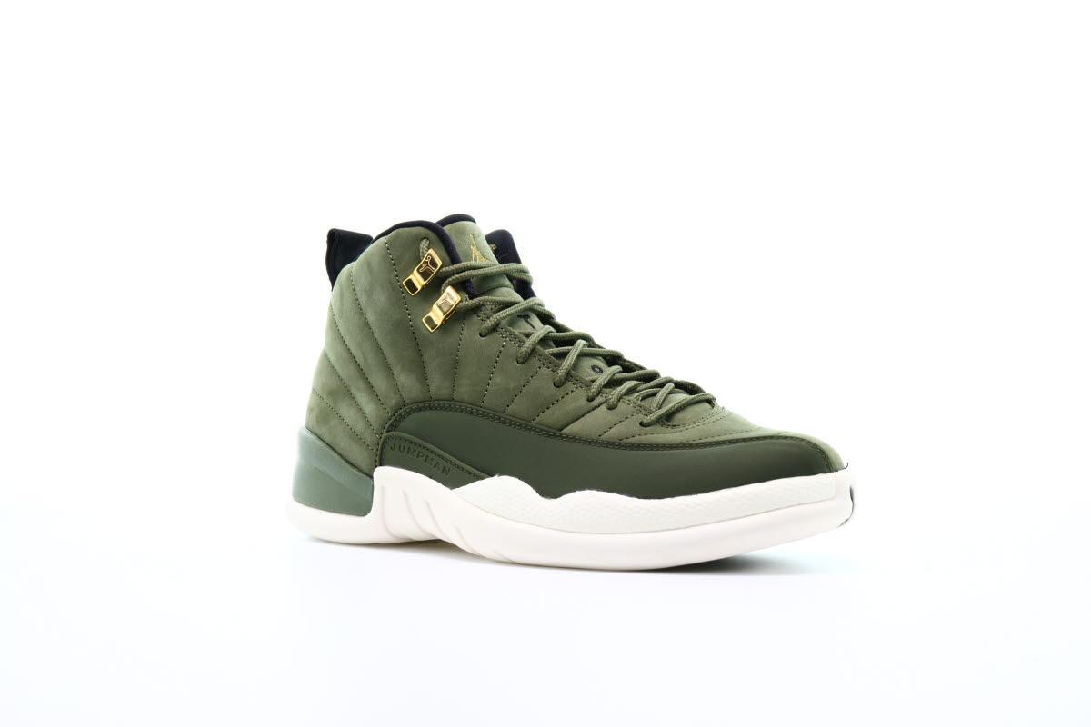 Jordan 12 retro hot sale olive green